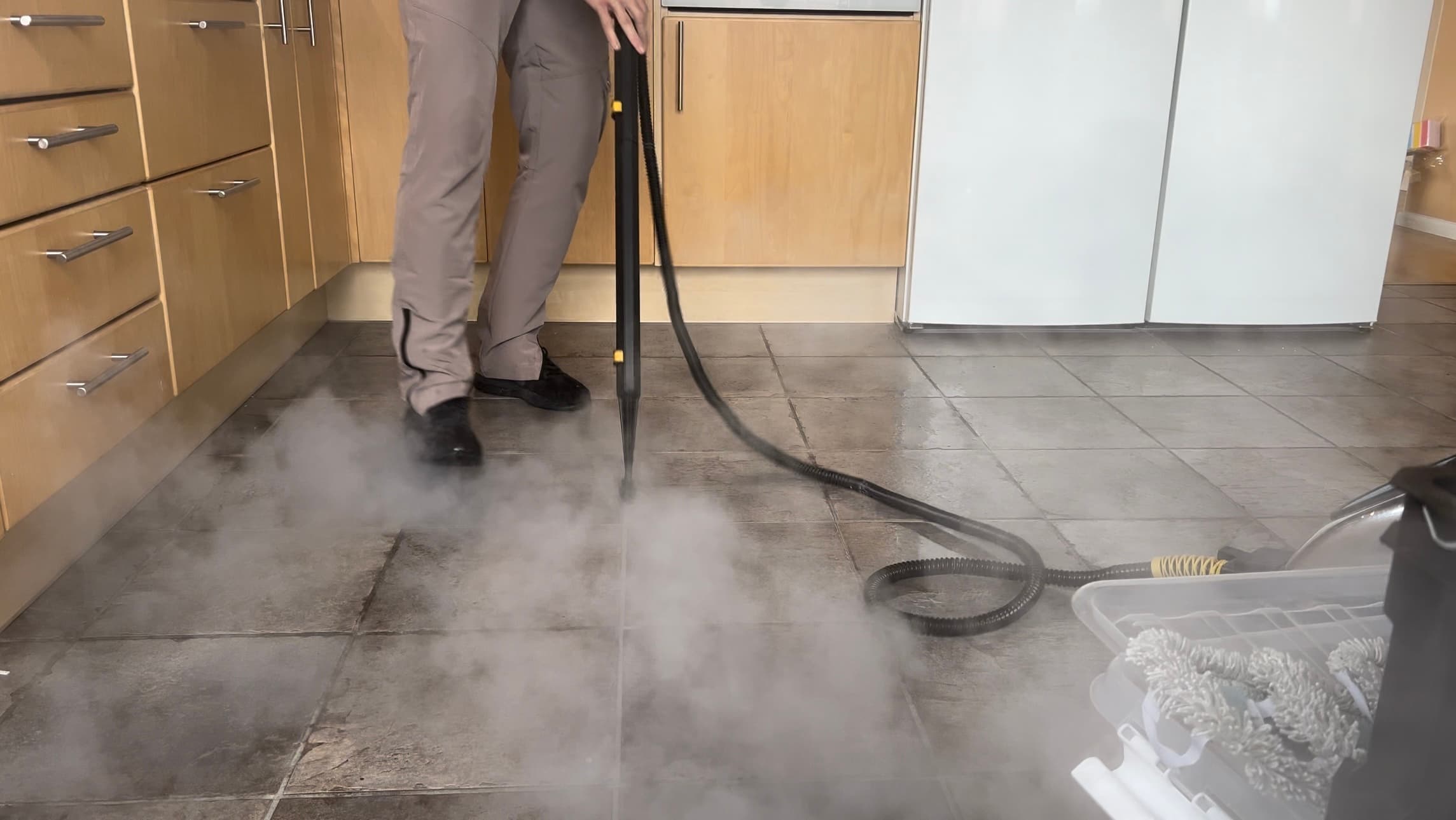 Ångrengöring av kök